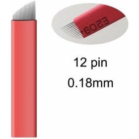 Resim 25 Adet 12 Pin Kalıcı Makyaj - Microblading İğnesi - Xlm-12F 