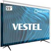 Resim Bestekran Vestel 55" Inç 55ud8380 Tv Ekran Koruyucu 139 Cm 140 Ekran Şeffaf Panel 