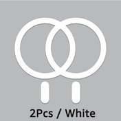 Resim Goldenqian Magsafe Manyetik Plaka Halkası Evrensel Metal Demir Etiket Desteği Kablosuz Şarj Cihazı Metal Plaka Levha Mıknatıs Araç Tutucu White White 