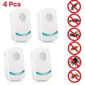Resim Soundwave teknolojisi Sivrisinek ve Fare Kovucu 360° Tam Kapsama, ABS Malzeme, Düştürmeye Karşı Dayanıklı, Tüm İç Mekan Ortamları için Uygun, Yatak Odası, Mutfak, Oturma Odası, Depo vb. 