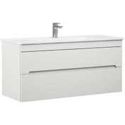 Resim Orka Varna 80 Cm Mdf Mat Kaşmir Banyo Dolabı Alt Modül Ve Lavabo Çok Renkli 