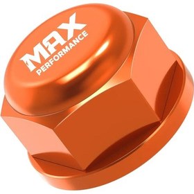 Resim Arka Mil Somunu Şaft Kilidi M22 - Kapalı Versiyon-turuncu Ktm Husqvarna Gasgas 24-25 Tbı Uyumlu 