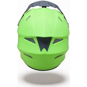 Resim Asistan Full Face Tam Korumalı Kask 53-54 Yeşil 