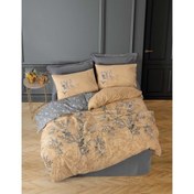 Resim Cotton Box Mode Line Ranforce Çift Kişilik Nevresim Takımı-Vera Gri 