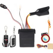 Resim Creatorally Motosiklet Için Motor Çalıştırma Fonksiyonlu 2 Yollu Uzaktan Alarm Kornası Su Geçirmez Güvenlik Sistemi (Yurt Dışından) 