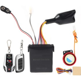 Resim Creatorally Motosiklet Için Motor Çalıştırma Fonksiyonlu 2 Yollu Uzaktan Alarm Kornası Su Geçirmez Güvenlik Sistemi (Yurt Dışından) 