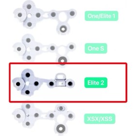 Resim Xbox One Elite 2 Iç Lastik Kol Tamiri Silikon Iletken Yedek Parça 