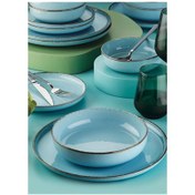 Resim Kütahya Porselen Moderna Yemek Takımı Pearl 4 Kişilik 16 Parça MOD16YS730926 Karışık Desenli 