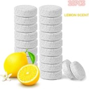 Resim Xiyu Shop Beyaz Stil Araba Aksesuarı=4l + Limon Parfümü Araba Ön Camı Temizleme Camı Oto Cam Temizleyicisi Efervesan Konsantre Spreyli Temizleyici (Yurt Dışından) 