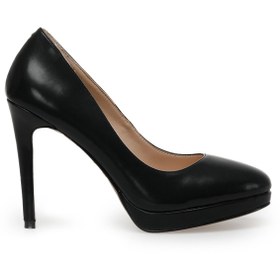 Resim Nine West Rayvo 2pr Siyah Kadın Dolgu Topuk Ayakkabı 
