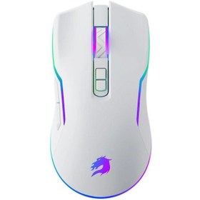 Resim GameBooster M18 Inferno 2.4ghz RGB Aydınlatmalı Beyaz Profesyonel Gaming Mouse 
