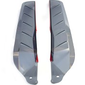 Resim Parallax Motosiklet Legsheild Bacak Ön Cam Koruma Yamaha NMAX155 V3 2025 NMAX155 Gri (Yurt Dışından) 