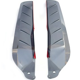 Resim Parallax Motosiklet Legsheild Bacak Ön Cam Koruma Yamaha NMAX155 V3 2025 NMAX155 Gri (Yurt Dışından) 