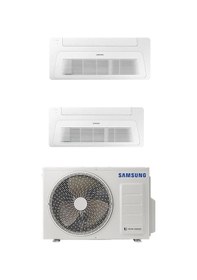 Resim Samsung WindFree Multi AJ050TXJ2KH/EA 5.2 kW 1 Dış + 2 İç Ünite (9+12) Tek Yön Kaset Tipi Klima 