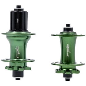 Resim Shimano Raptor Ön/arka Göbek Seti Qr+sokma Mil 8-11v 32d 6 Vida Yeşil 220227 Siyah 