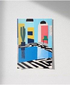 Resim Çerçevesiz Poster Modernist Yansıma 