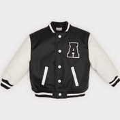 Resim Defacto Erkek Bebek Su Geçirmez Kolej Yaka Nakışlı Bomber Mont E7476a525aubk56 Siyah 