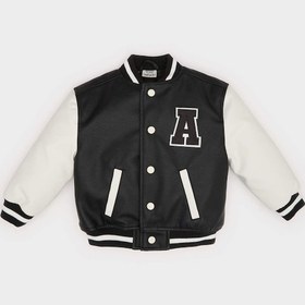 Resim Defacto Erkek Bebek Su Geçirmez Kolej Yaka Nakışlı Bomber Mont E7476a525aubk56 Siyah 