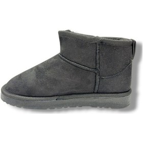 Resim Cakgo 034-26 Anatomik Süet Deri Kürklü İnce Taban Kadın Bot 36-40 Siyah 