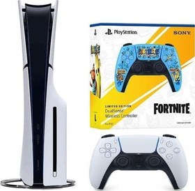 Resim Playstation 5 slim + 2.kol dualsense Fortnte Edition ( İthalatçı Garantili ) 