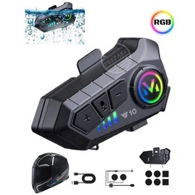 Resim Prepare Y10 Bluetooth 5.0 Motosiklet Kulaklık 