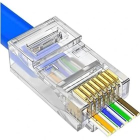 Resim Mcreative Plus Primex PX-560C6 Rj-45 Cat6 100 Lü Paket Yeni Nesil RJ45 Jack Utp 