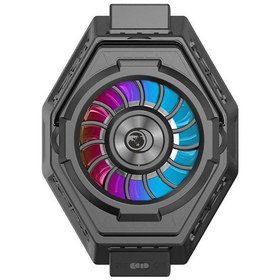 Resim Reedark Siyah Abs+alüminyum Alaşım+seramik Mobil Telefon Soğutucu, 75-95mm Uyumlu, 5v/2a Giriş, Usb Kablolu 