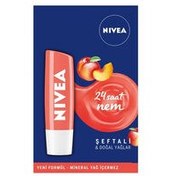 Resim Nivea Şeftali Dudak Bakım Kremi 4.8 g 