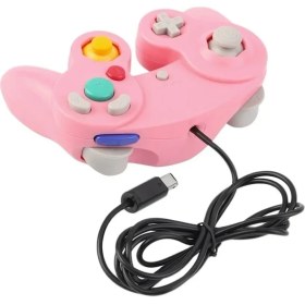 Resim Vigortrading Pembe-Gamepads Oyun Denetleyicisi Gamepad Joystick Wii Gamecube Için Nintendo Için Beş Renk (Yurt Dışından) 