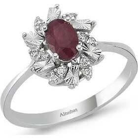 Resim Altınbaş Pırlanta Yakut Yüzük (444425933) 