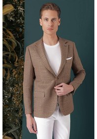 Resim Efor C 660 Slim Fit Bej Spor Ceket Bej 
