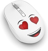 Resim INCA WENNY IWM-245BT DESİNG 3D WİRELESS MOUSE- BEYAZ, Sevimli Emoji Karakterli,2.4 GHz Nano USB,Ergonomik Zarif Kullanım Şekli, Konforlu Dokunuş Hissi,1200 Dpi, 10M Çekim Mesafesi,Uyku Modu 