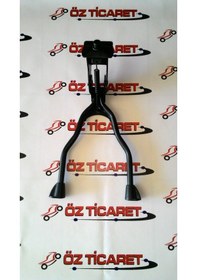 Resim Bisiklet Ortadan Motor Tip Çatal Ayak Siyah 