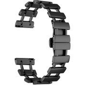 Resim Galaxy Watch 46mm Uyumlu Clo- Krd-96 22mm Metal Kordon-starlight 
