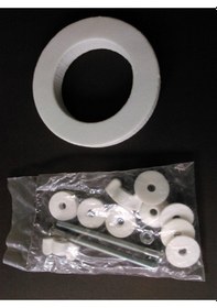 Resim Klozet Rezervuar Depo Montaj Vida Seti Siyah 