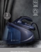 Resim HOMEND Steamwork Buhar Kazanlı Ütü Lacivert 2400 W 