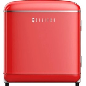 Resim Dijitsu DB80RRE E Enerji Sınıfı 45 Lt Statik Retro Kırmızı Mini Buzdolabı Mekanik Kontrol ile 