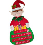 Resim 2024 Noel Advent Takvimi Ev Ofis Okul Noel Baba İçin Süs Asma Dekoru, Çocuk Tarafından Anlatıldığı Gibi 