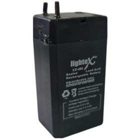 Resim electroon Lightex Lt-403 4volt 0.3amper Akü 20x26x48mm 