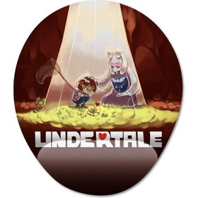 Resim Undertale Bilek Destekli Mousepad Model - 1 Oval 