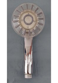 Resim Yapıtaşı Yt256 Elif Ledli Banyo Duş Başlığı Mavi Işıklı 1f Krom 