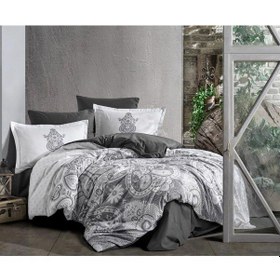 Resim Çift Kişilik Ranforce Yorgan Azka V1 Gri 