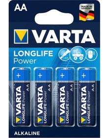 Resim Varta Longlife Power 4906 LR6 Blister AA Kalem Pil 4 x 20'li 