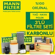 Resim Mercedes CLA 180 CDI C117 Mann-Filter Filtre Bakım Seti 2015-2018 3KP 