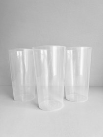 Resim Tekrar Kullanılabilir Şefaf Bardak 600 ml 