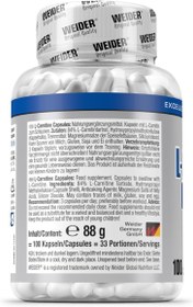 Resim Weider L- Carnitine 1500 Mg 100 Caps 