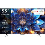 Resim TCL 55T7BG 55" 139 Ekran Dahili Uydu Alıcılı 4K Ultra HD Smart QLED TV 