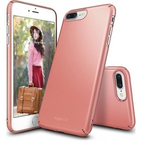Resim Ringke Slim iPhone 7/8 Plus İle Uyumlu Kılıf Rose Gold İnce Şık Tasarım 