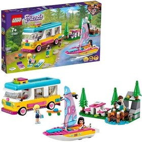 Resim LEGO® Friends 41681 Orman Karavanı Ve Teknesi 487 Parça 