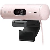 Resim logitech Brıo 500 Full Hd 1080p webcam - Gül 